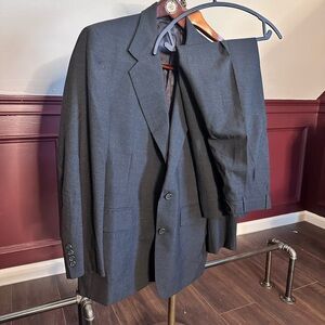 HERTLING vintage wool 2pc men’s suit gray Yale Coop designer